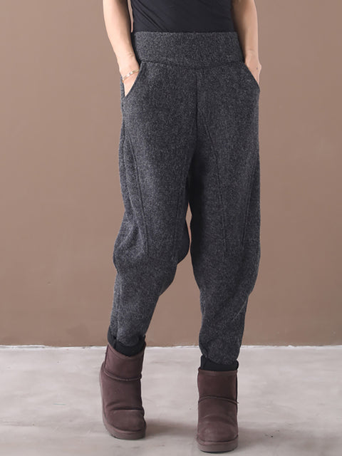 Plus maat - Lente casual verdikte thermische broek