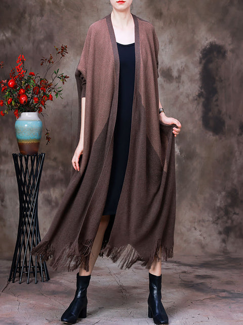 Autumn Patchwork Lool Irregular Coat for Women